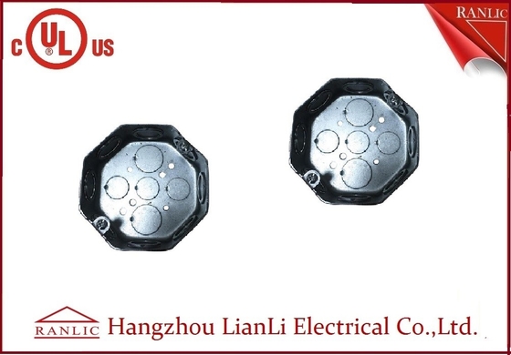 China Caixa de aço oito 1/2 laterais elétrico da canalização do metal da caixa de tomada 3/4 de KO fornecedor
