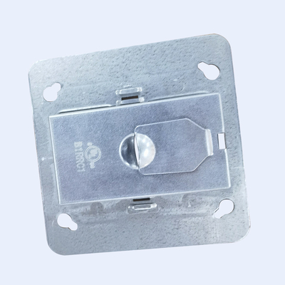 China RUFFIN Outlet Junction Box Plate instalou 1/2” E 1&quot; a tampa 1.20mm da profundidade fornecedor