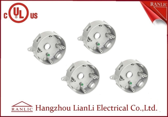 China Grey Aluminum Round Weatherproof Conduit encaixota 5 furos 1/2” 3/4&quot; fornecedor