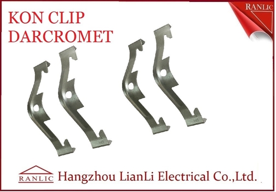 China Eletro EMT galvanizado Conduit Fittings NENHUM transportador Clip Kon Clip do aço de manganês 65 fornecedor