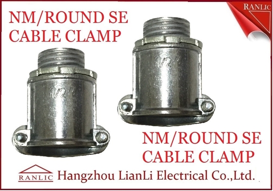 China Alumínio 1/2” 3/4&quot; braçadeira de cabo do SE do círculo do nanômetro para a ligação o fio à caixa de tomada fornecedor