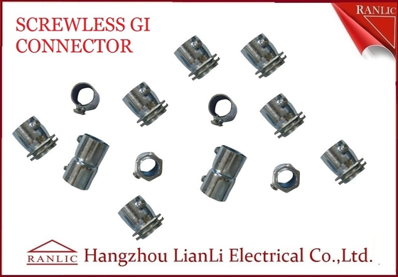 China o eletro 25mm de aço do conector de Screwless da canalização do SOLDADO de 20mm galvanizou BS4568 fornecedor