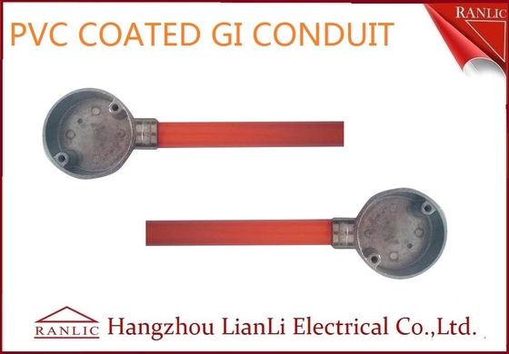 China O PVC alaranjado revestiu canalizações elétricas do SOLDADO BS4568 com o 1.6mm Thickenss fornecedor