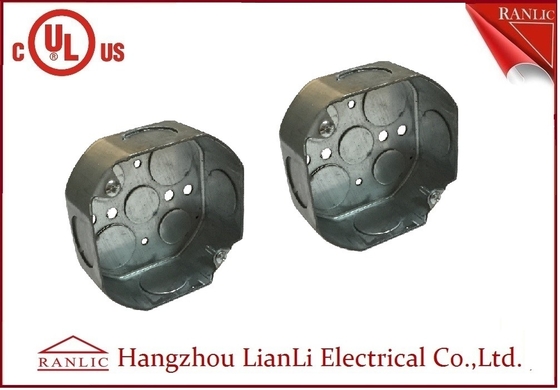 China Caixa de aço Octangular elétrica da canalização do metal da caixa de tomada 4 polegadas * 4 polegadas fornecedor