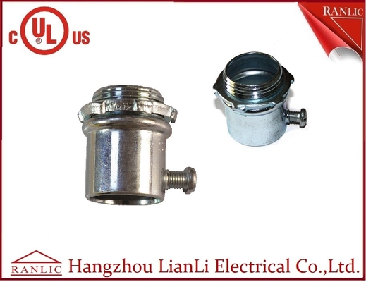 China A polegada alistada UL de 1/2 ao metal EMT Conduit Connectors de 4 polegadas com PVC isolaram Throad fornecedor