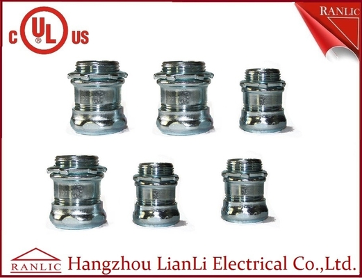 China EMT elétrico de aço Compression Connector Eletro-Gal 1/2” 3/4&quot; 1&quot; fornecedor