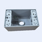 O Pvc revestiu Grey Waterproof Terminal Box 3 5 furos com as linhas do Npt fornecedor