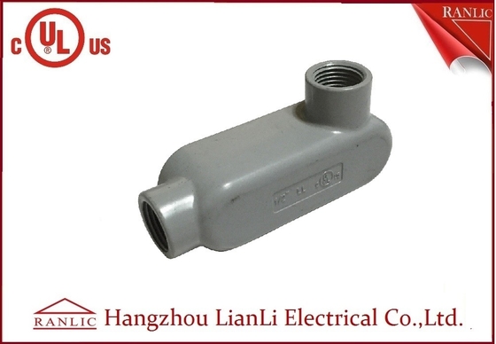 China O PVC padrão do UL revestiu o corpo de alumínio com os parafusos, cor da canalização de LL do cinza fornecedor