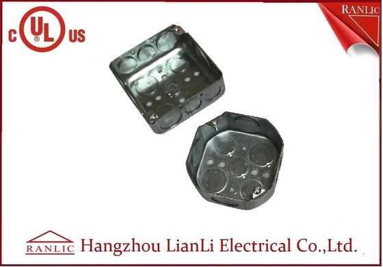 China Quadrado e espessura de aço Octangular da caixa de junção 1.6mm do metal da caixa de tomada fornecedor