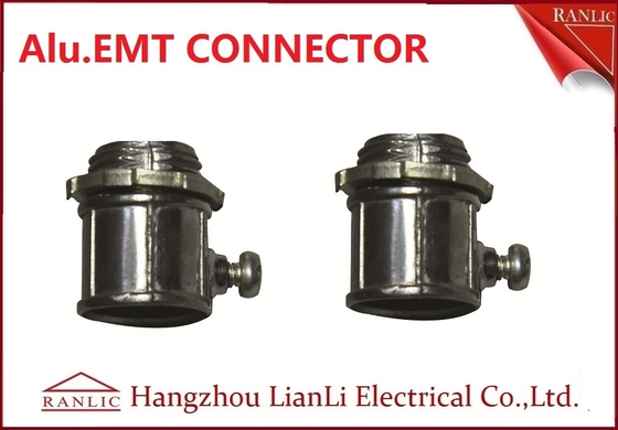 China 1/2 EMT Connectors Fittings, liga de alumínio 4 EMT Connector Customized fornecedor