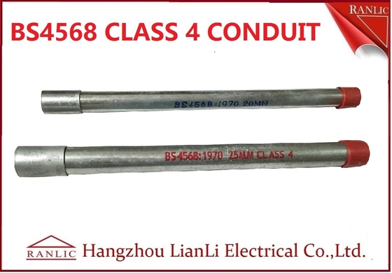 China Tubulação elétrica 4 da canalização do soldado BS4568 com tamanho máximo até 150mm fornecedor